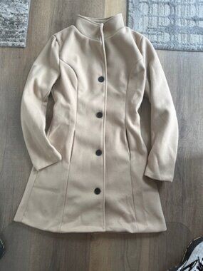NEW Pea Coat Beige Sz. Med